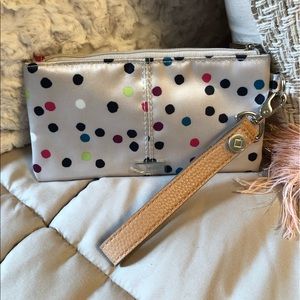 🆕Thirty-One Polka Dot Wristlet